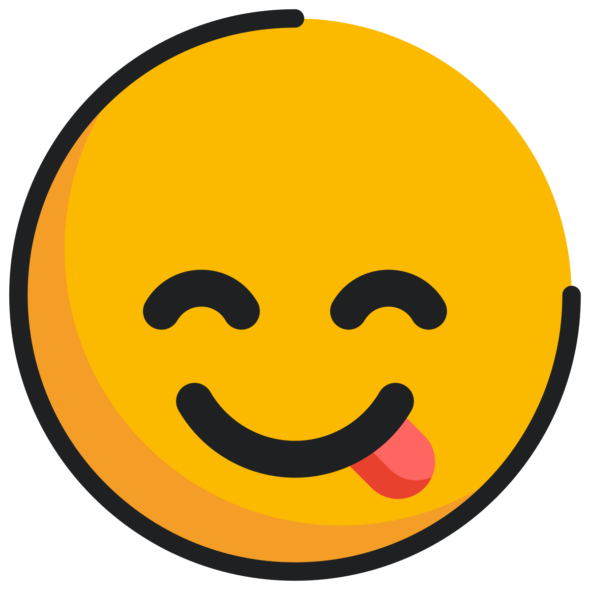 face  savoring food  emoji  emoticon icon icon
