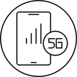 mobile, phone, smartphone, signal icon icon
