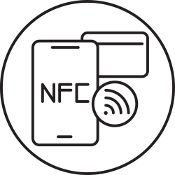phone, call, smartphone, nfc icon icon