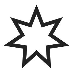 shape, geometry, line, form, graphic, figure, star icon icon