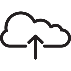 weather, cloud, upload, forecast icon icon