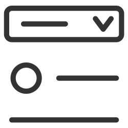 widget, open, expand, form icon icon